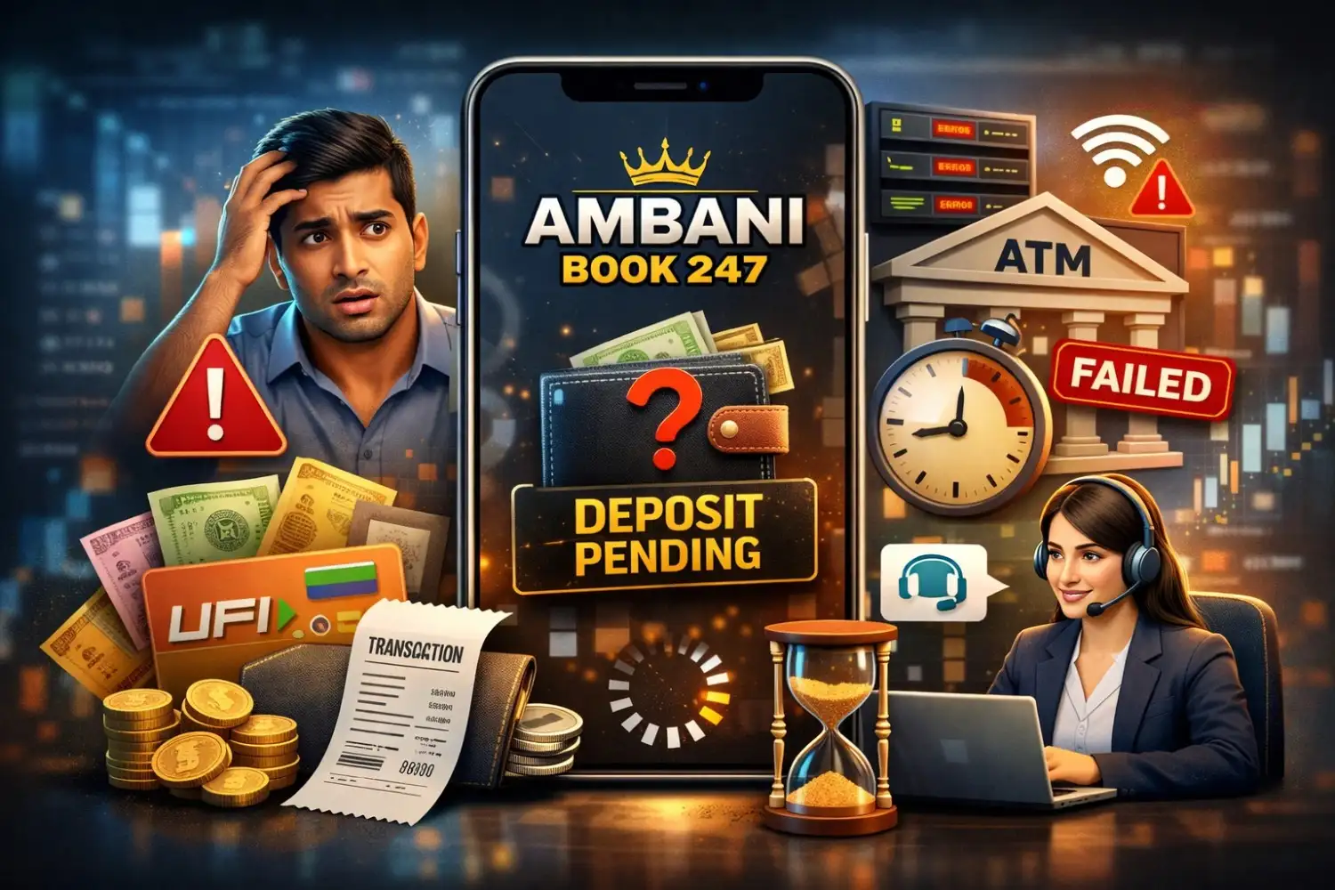 Is Ambani Book 247 Deposit Not Added to My Account?