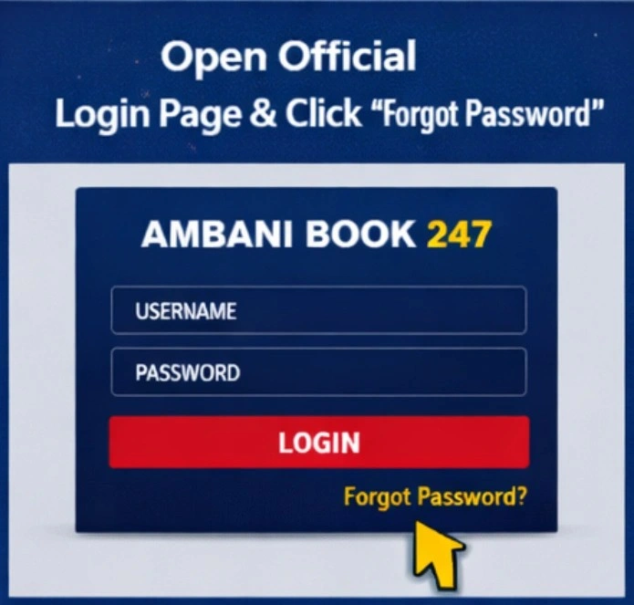 Open Official Login Page & Click “Forgot Password”